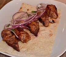 Шашлык из бараньей мякоти