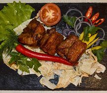 Шашлык из свиных ребер