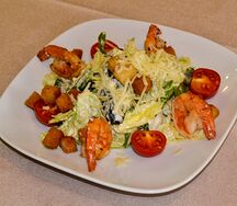 Цезарь с креветками