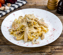 Феттуччине с курицей