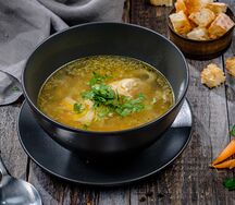 Суп Лапша куриная по-домашнему