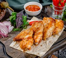 Шашлык из куриных крыльев