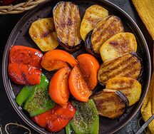 Шашлык из бакинских овощей