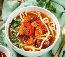 Лагман с говядиной