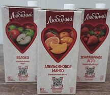 Сок Любимый сад Земляничное лето