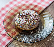 Донат карамельный