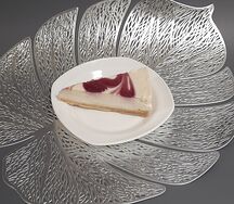 Чизкейк Нью-Йорк с клубникой