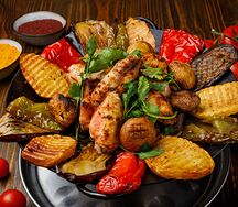 Садж с курицей