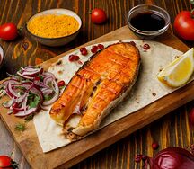 Стейк из семги