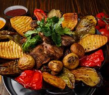 Садж с бараниной