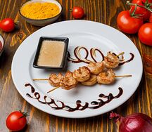 Креветки в Сливочном соусе