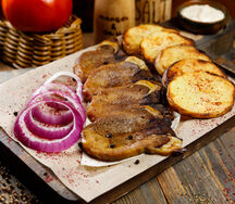 Говяжий язык на мангале