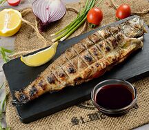 Форель на углях