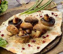 Грибы на мангале