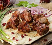 Шашлык из свиных ребер