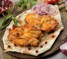 Шашлык из куриного бедра