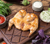 Цыпленок табака на углях