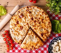 Осетинский пирог с курицей и грибами