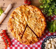 Осетинский пирог с картофелем и грибами