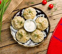 Манты с говядиной