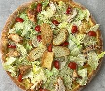 Пицца Цезарь с курицей