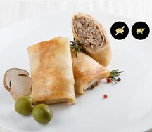 Блинчики с мясом