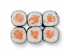 Мини-ролл с лососем