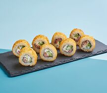 Запеченный ролл темпура сальмон