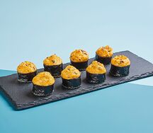 Запеченный ролл острый с мидиями