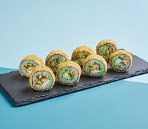 Запеченный ролл темпура с угрём