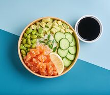 Поке с лососем