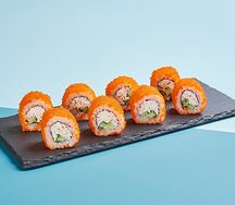 Ролл калифорния в икре orange