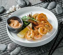 Креветки с соусом Айоли