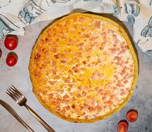 Пирог с ветчиной и сыром