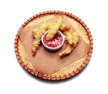 Креветки в темпуре