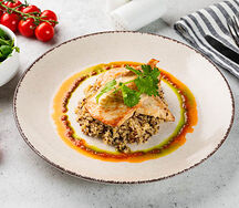 Куриная грудка с киноа и овощами