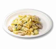 Феттуччине с индейкой и артишоком
