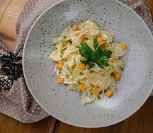 Детская паста цыпленком