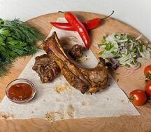 Шашлык из бараньей корейки