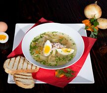 Суп лапша куриная