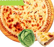 Пирог с мясом и капустой