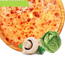 Пирог с капустой и грибами