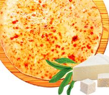 Пирог с сыром и черемшой
