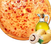 Постный пирог с картофелем и грибами