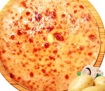 Пирог с картофелем и грибами