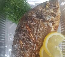 Камбала на углях