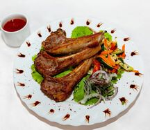Шашлык из бараньей корейки