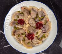 Вареники с вишней