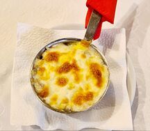Жюльен с грибами и языком