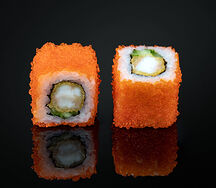 Калифорния с темпурной креветкой